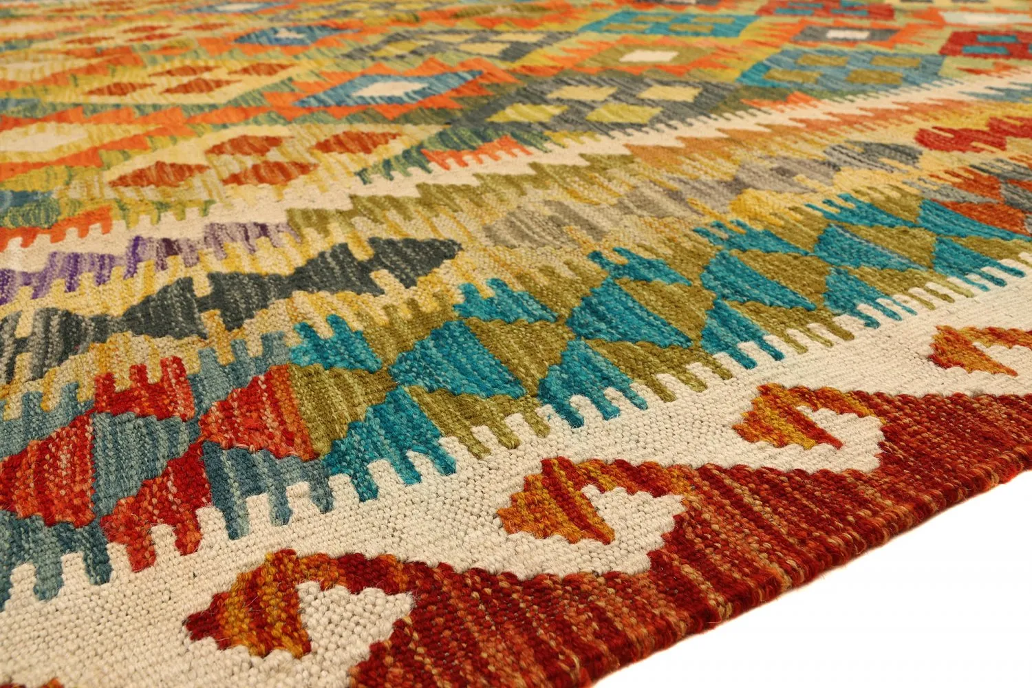 Orientalischer Kelim-Teppich 302 x 201 cm