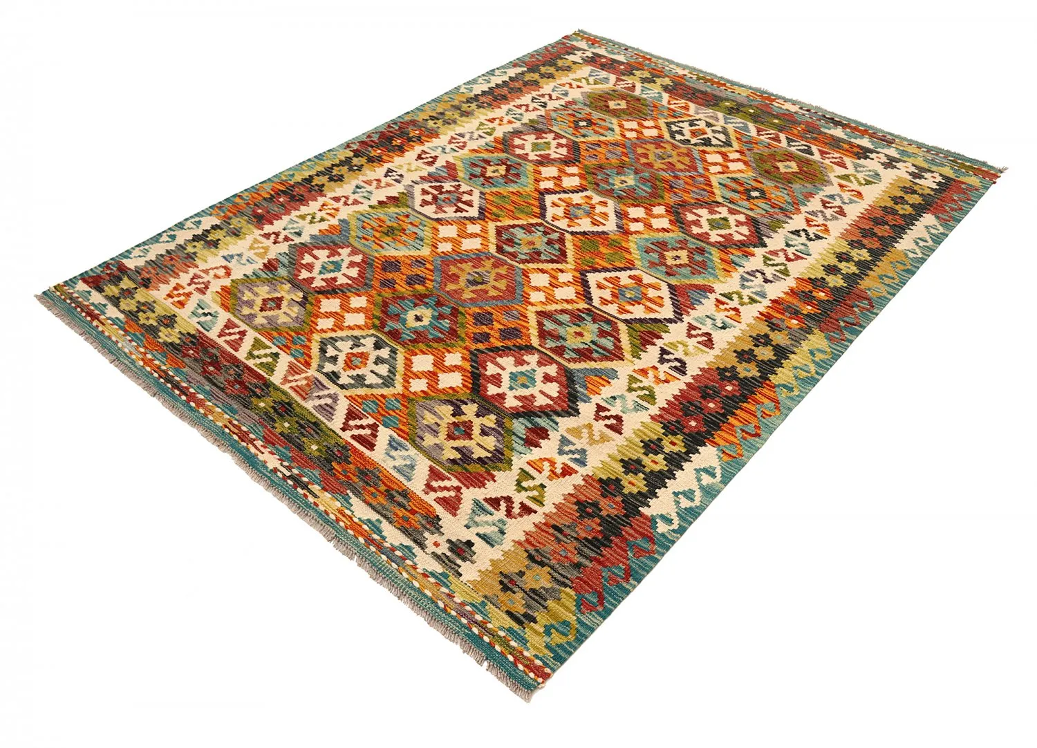 Orientalischer Kelim-Teppich 194 x 145 cm