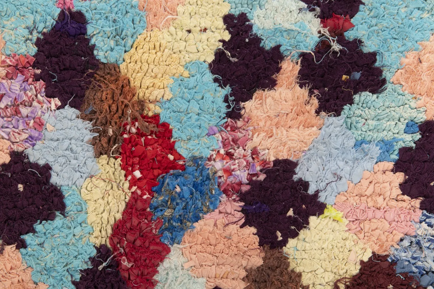 Marokkanische Berber Teppich Boucherouite 170 x 80 cm