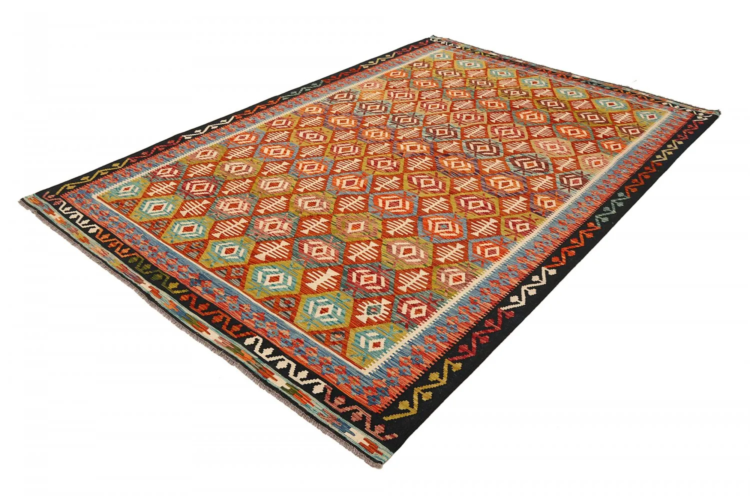 Orientalischer Kelim-Teppich 305 x 202 cm