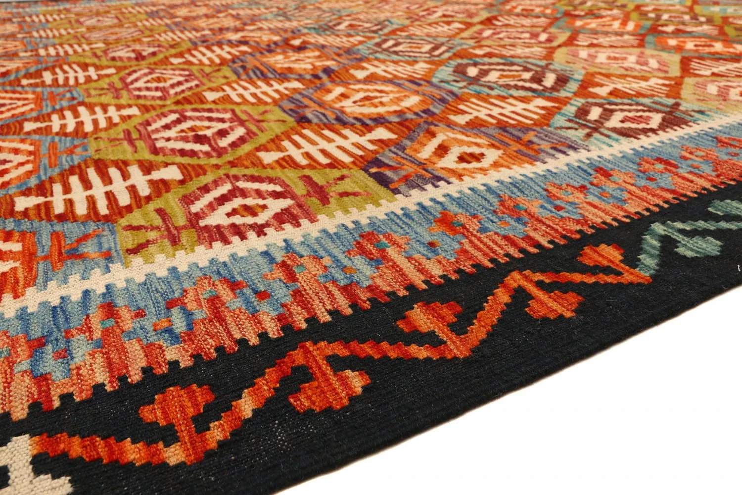 Orientalischer Kelim-Teppich 305 x 202 cm