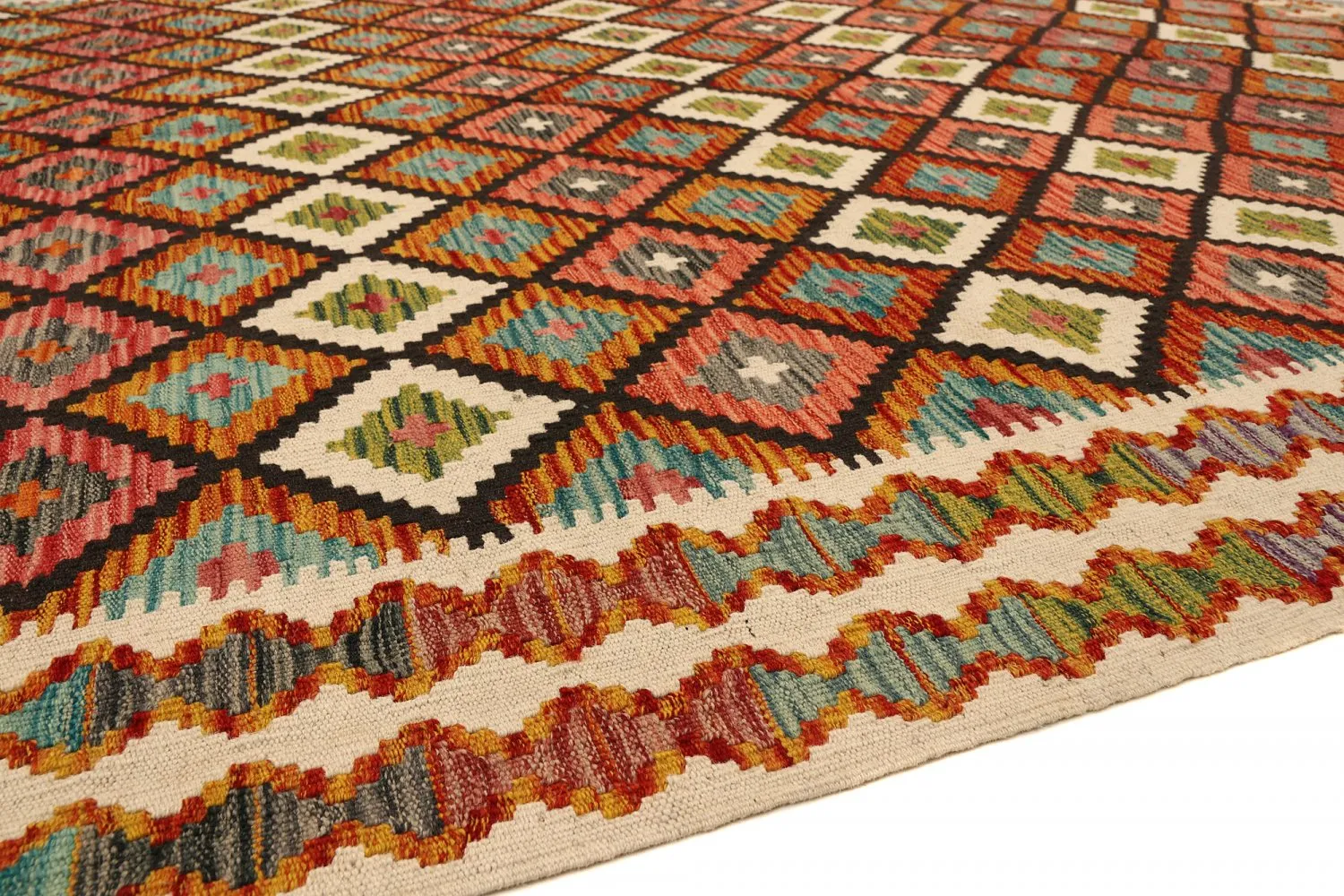 Orientalischer Kelim-Teppich 249 x 176 cm