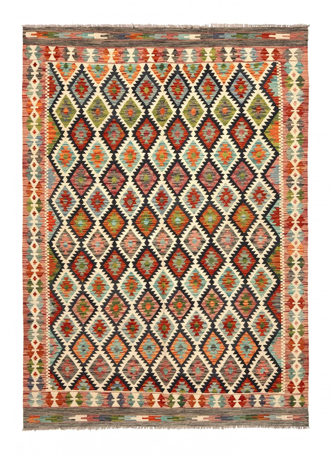 Orientalischer Kelim-Teppich 236 x 175 cm