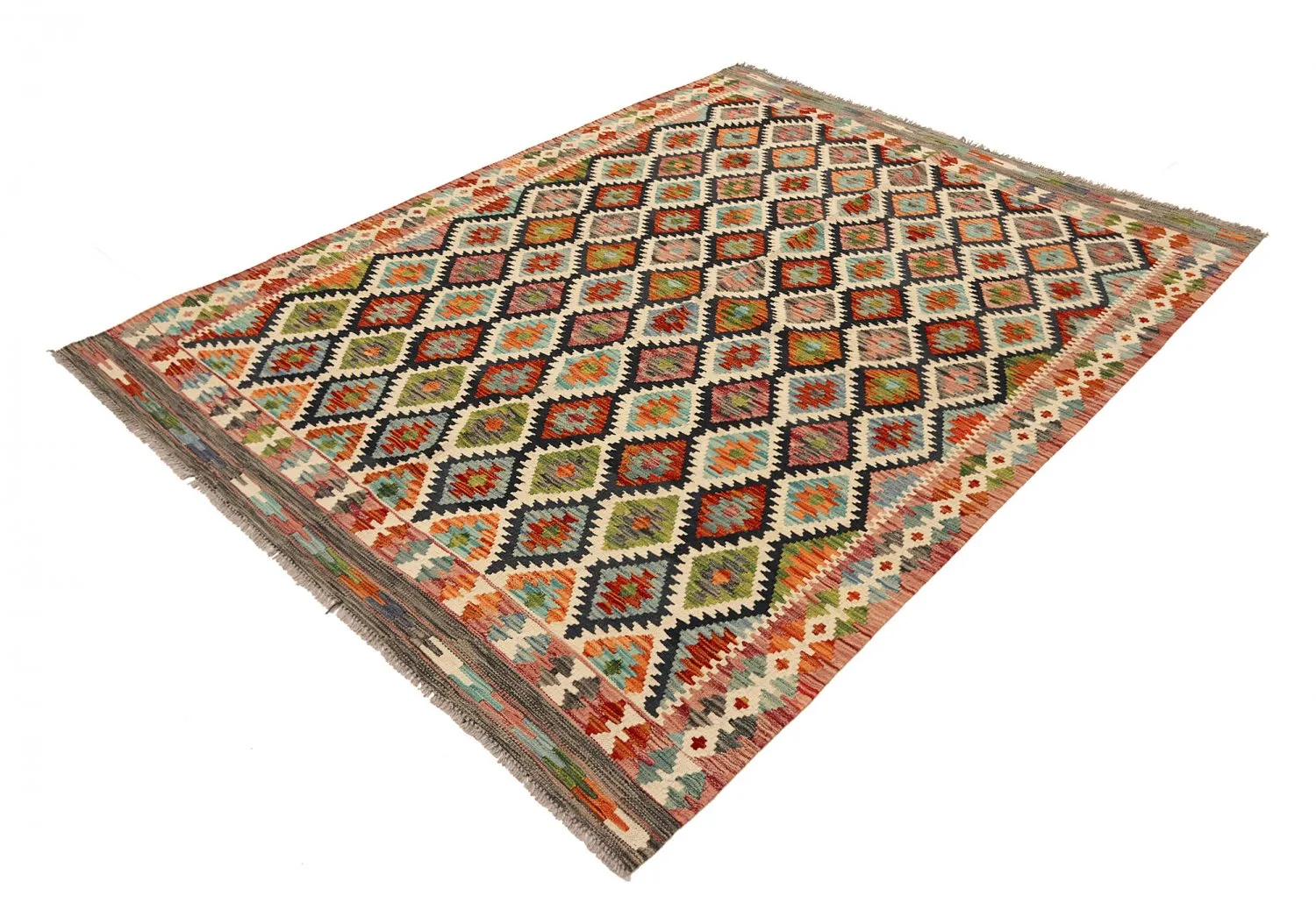 Orientalischer Kelim-Teppich 236 x 175 cm