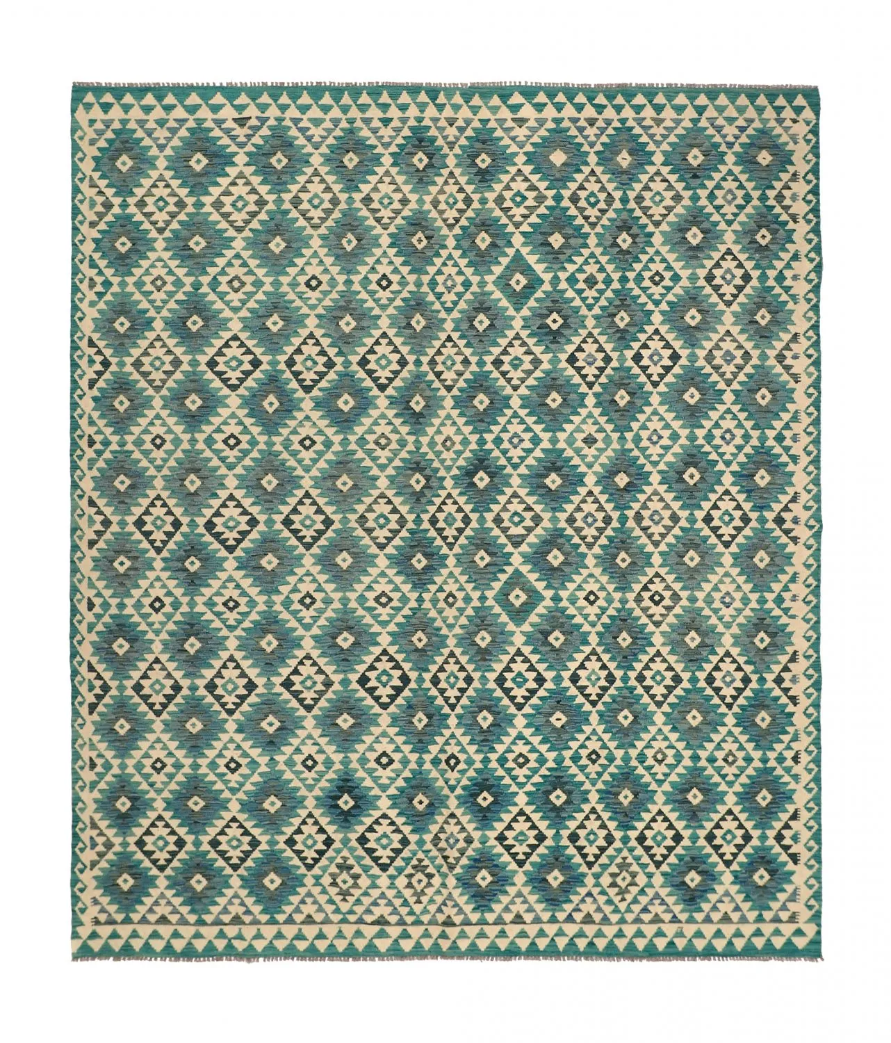 Orientalischer Kelim-Teppich 302 x 259 cm