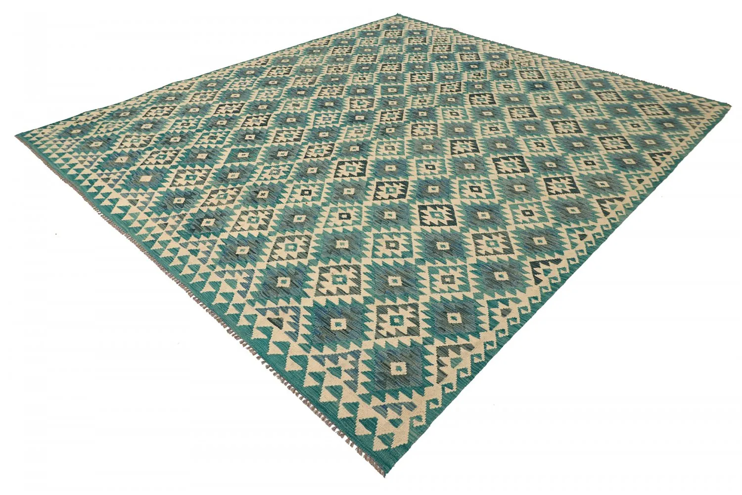 Orientalischer Kelim-Teppich 302 x 259 cm