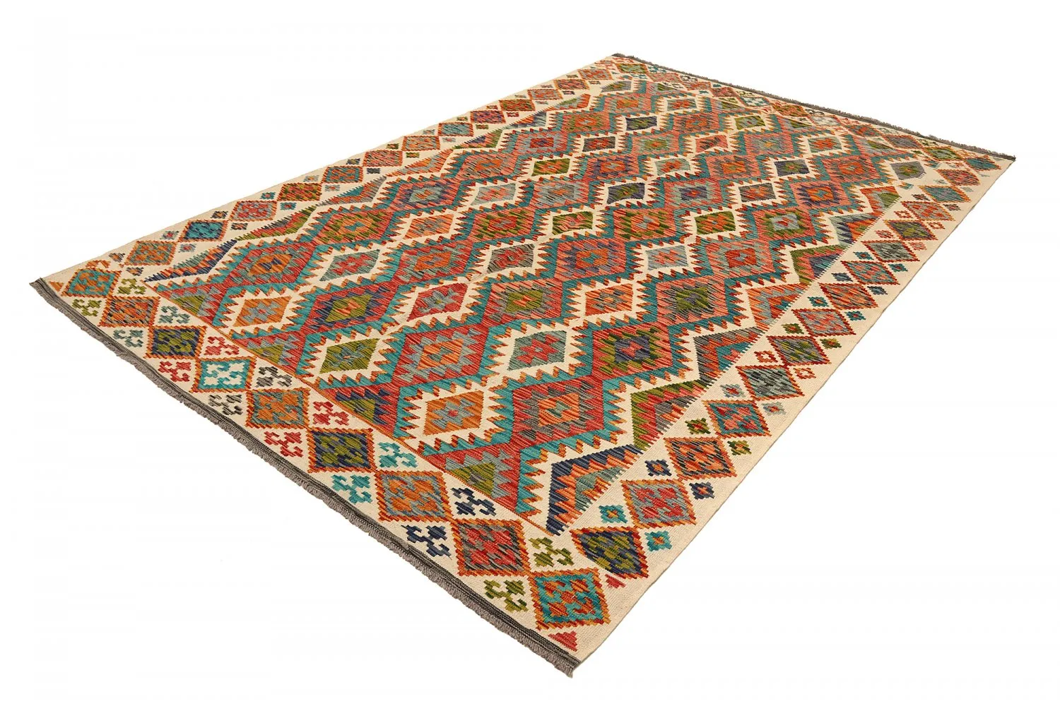 Orientalischer Kelim-Teppich 299 x 203 cm