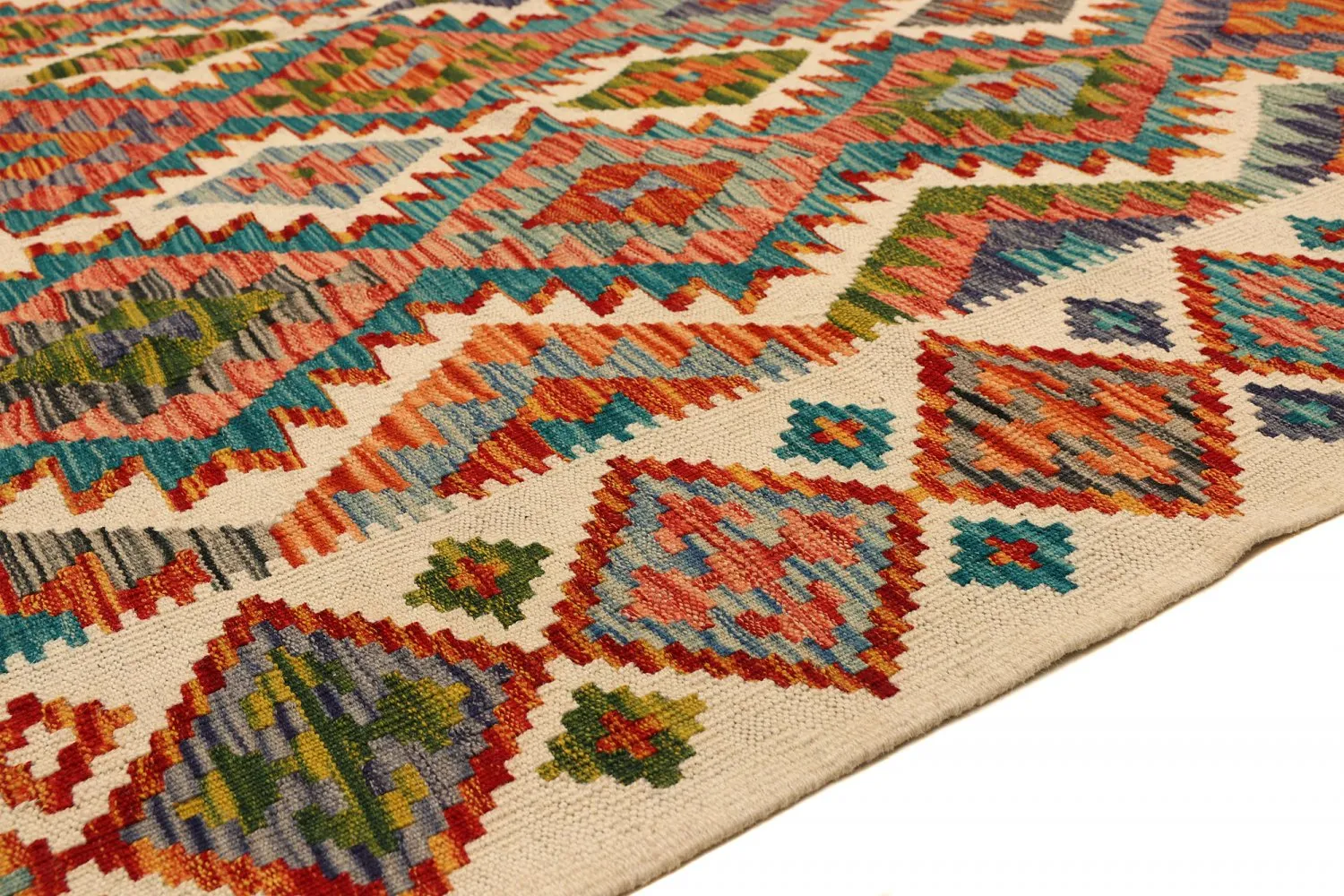 Orientalischer Kelim-Teppich 299 x 203 cm