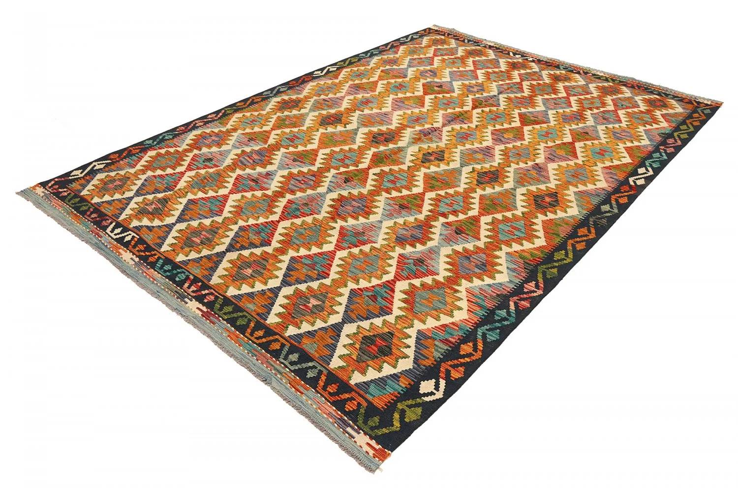 Orientalischer Kelim-Teppich 291 x 196 cm