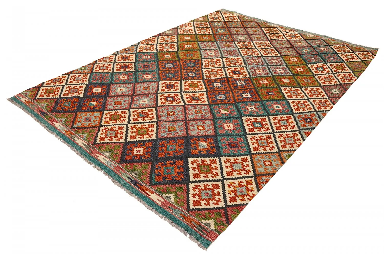 Orientalischer Kelim-Teppich 292 x 209 cm