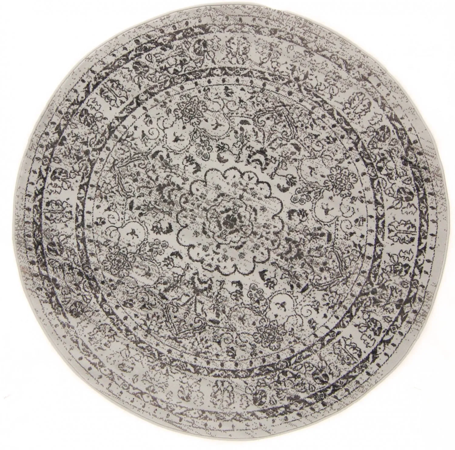Rund Teppich - Peking Noble (grau)