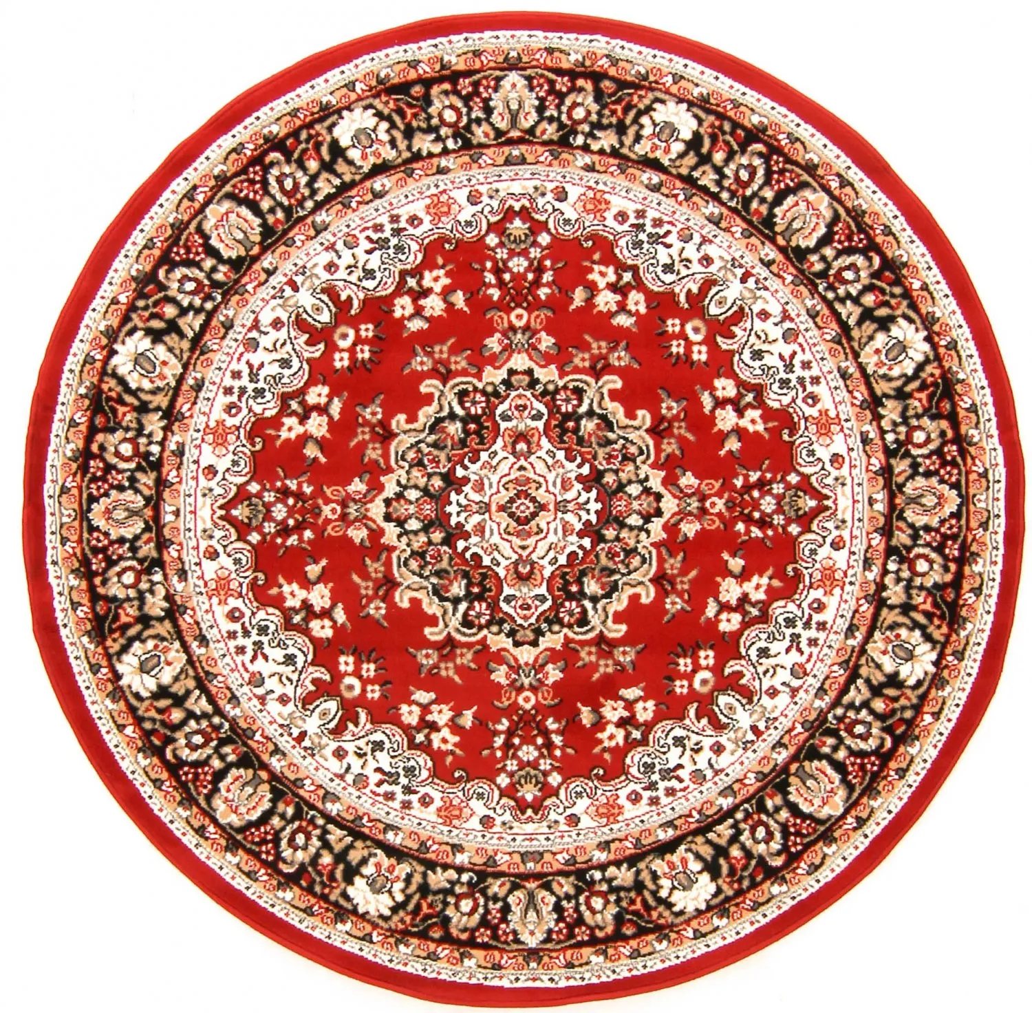 Rund Teppich - Peking (rot)