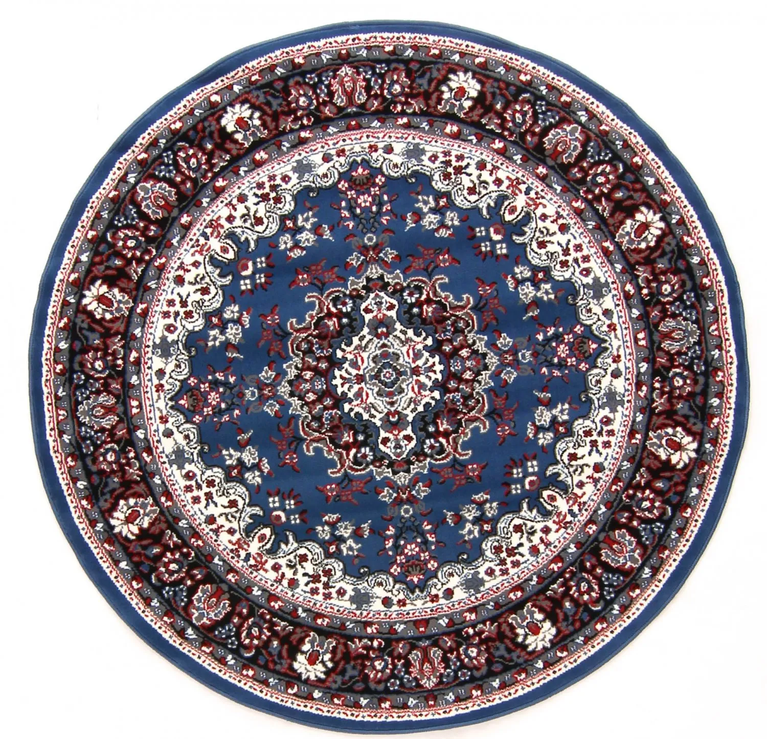 Rund Teppich - Peking (blau)