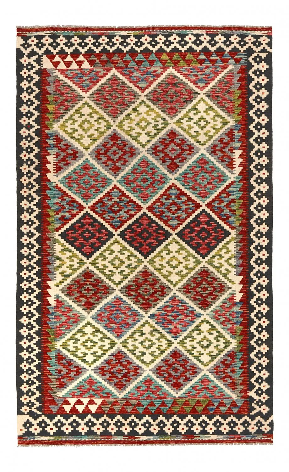 Orientalischer Kelim-Teppich 213 x 123 cm