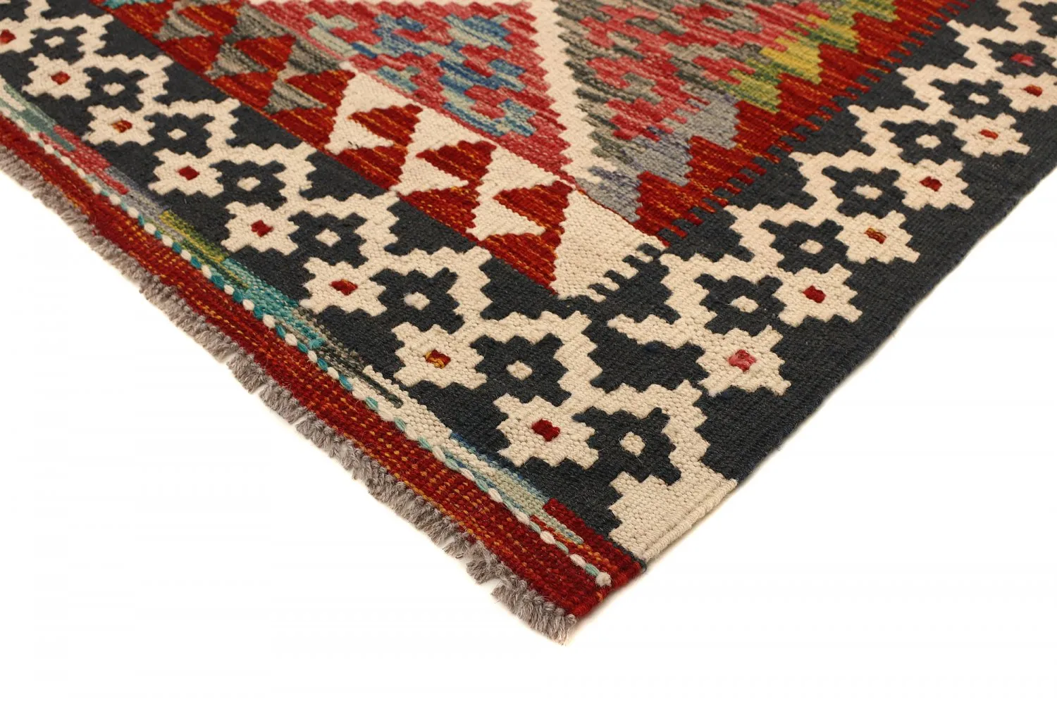 Orientalischer Kelim-Teppich 213 x 123 cm