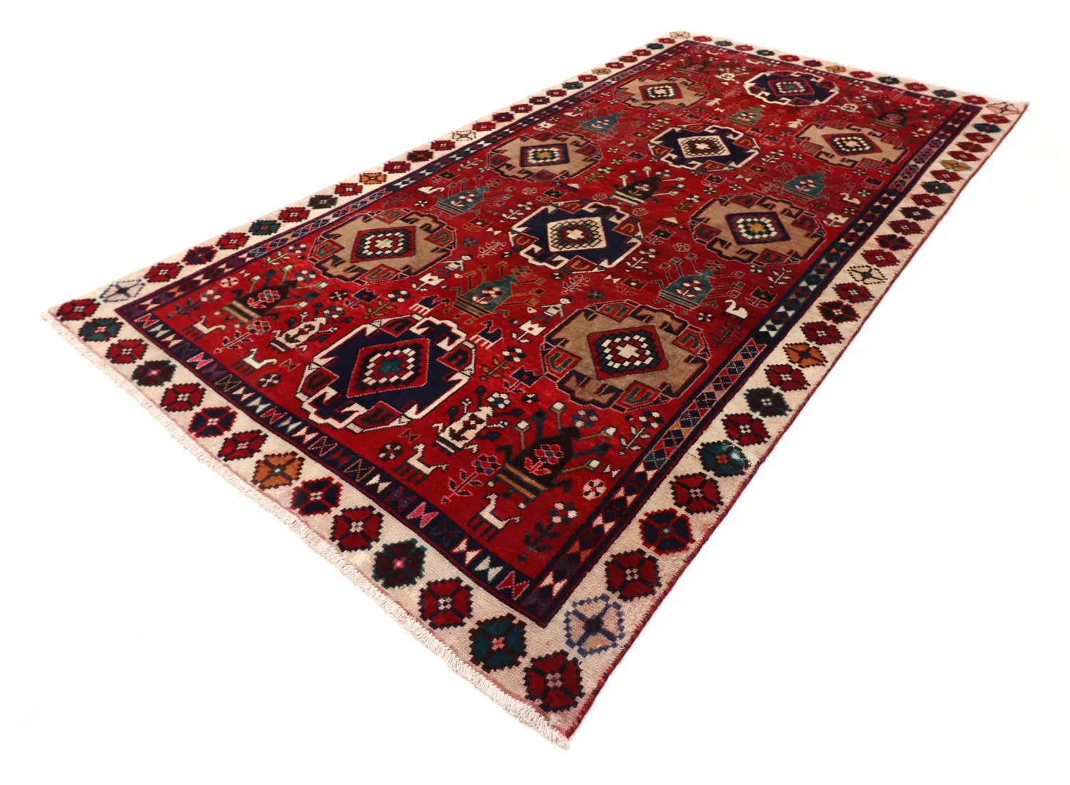 Orientalischer Teppich Hamedan 280 x 146 cm