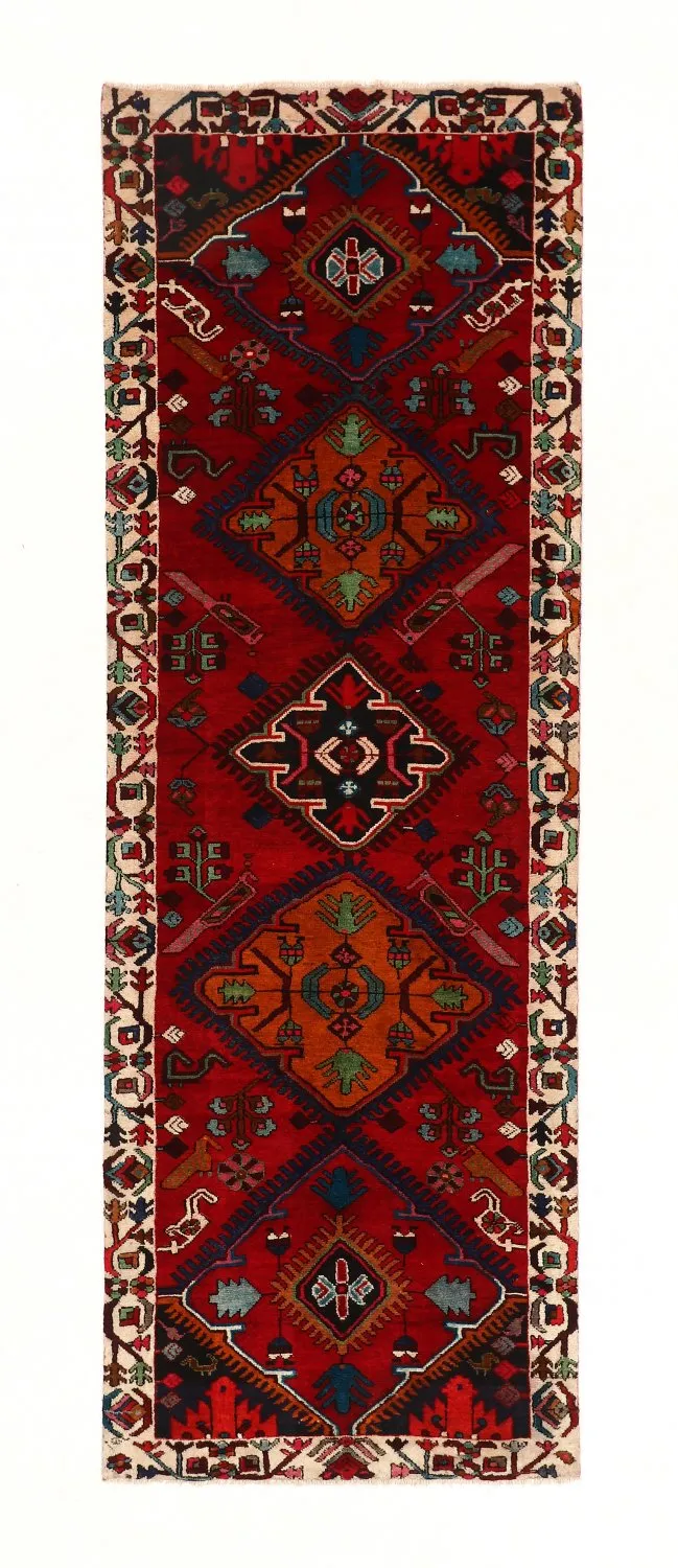 Orientalischer Teppich Hamedan 307 x 104 cm