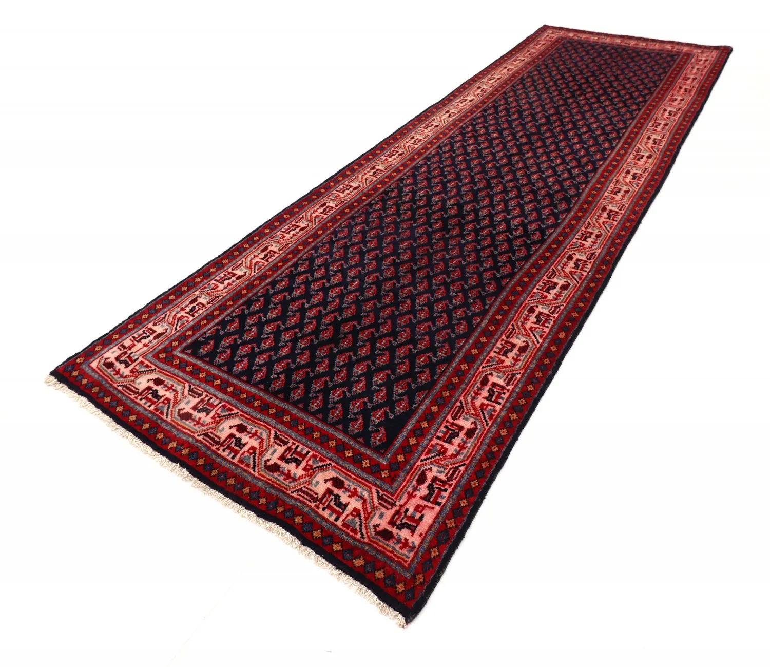 Orientalischer Teppich Hamedan 318 x 103 cm