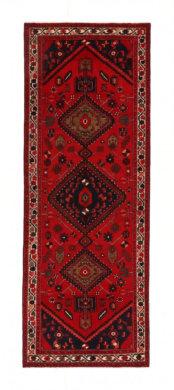 Orientalischer Teppich Hamedan 306 x 111 cm