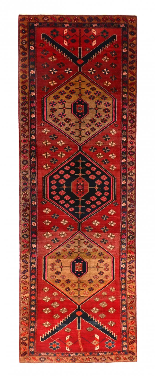 Orientalischer Teppich Hamedan 392 x 129 cm
