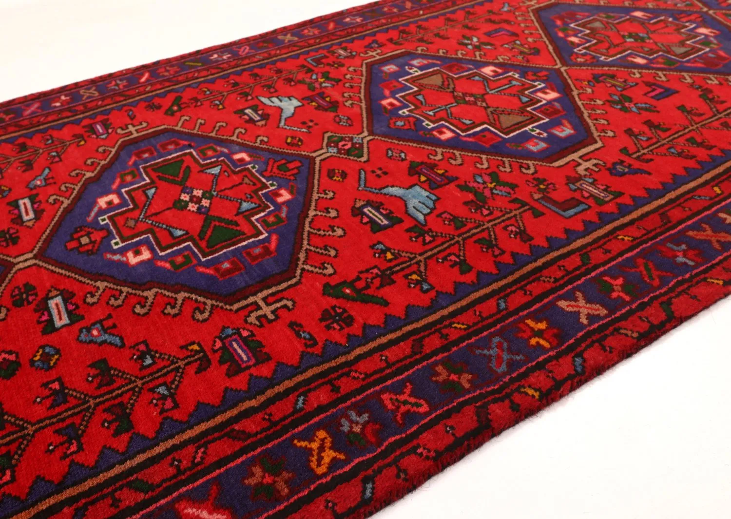 Orientalischer Teppich Hamedan 292 x 101 cm