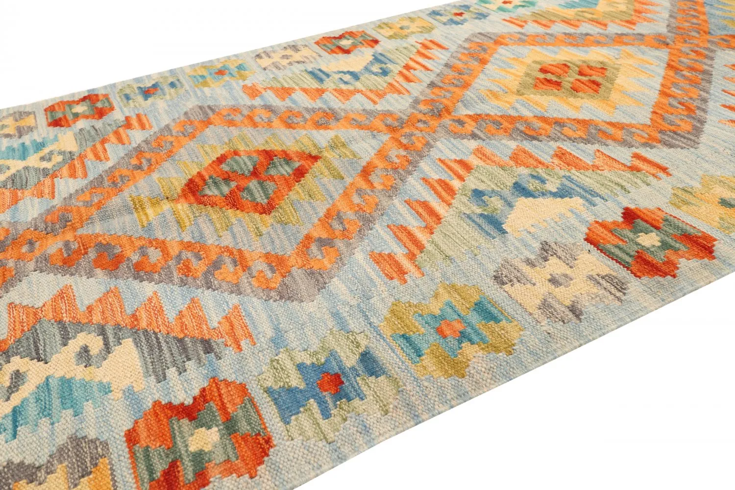 Orientalischer Kelim-Teppich 248 x 80 cm