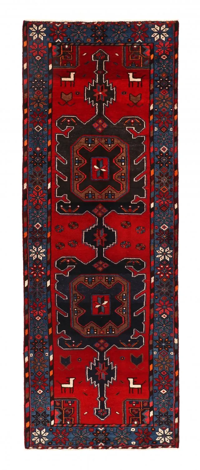 Orientalischer Teppich Hamedan 292 x 107 cm
