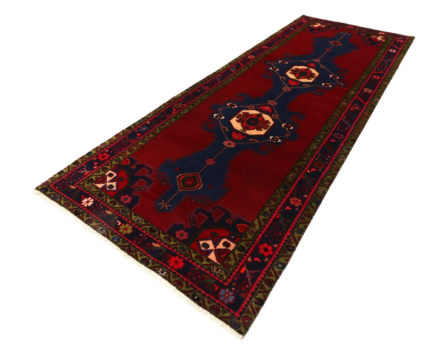 Orientalischer Teppich Hamedan 292 x 106 cm