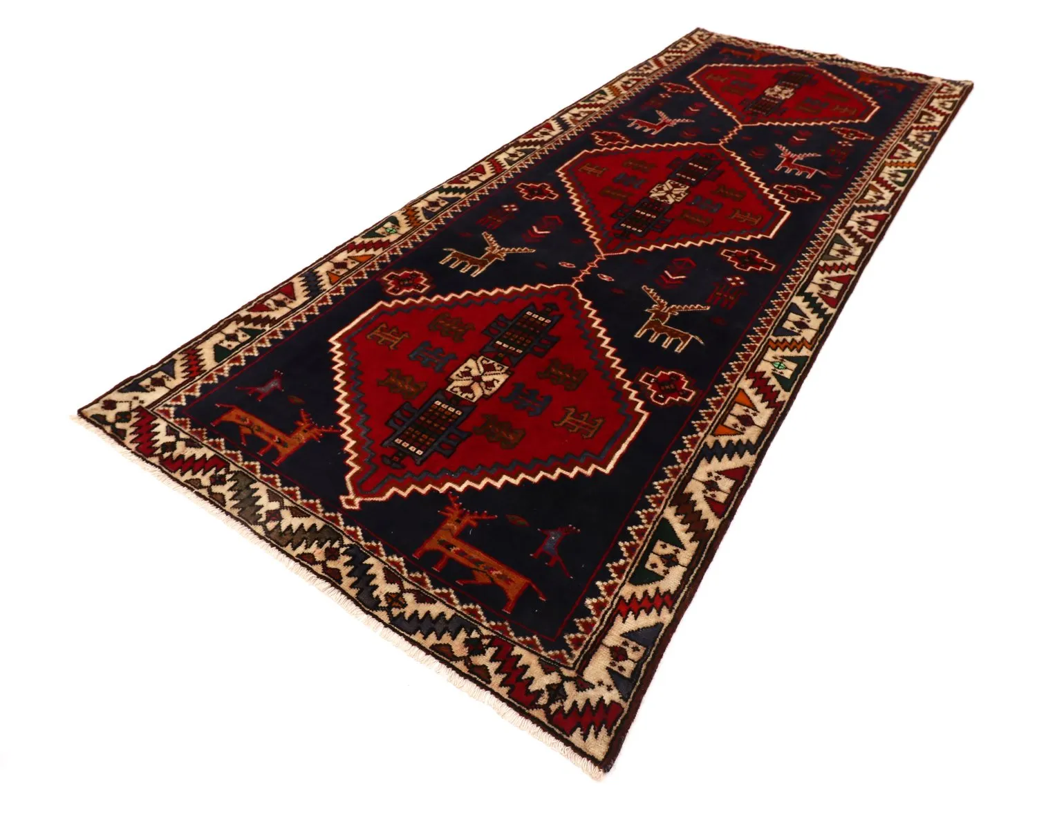 Orientalischer Teppich Hamedan 290 x 116 cm