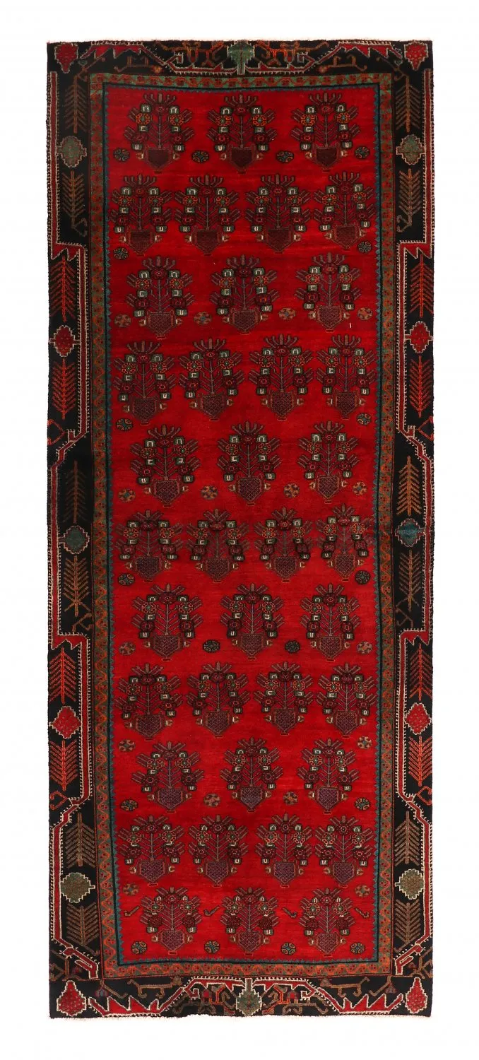 Orientalischer Teppich Hamedan 297 x 116 cm
