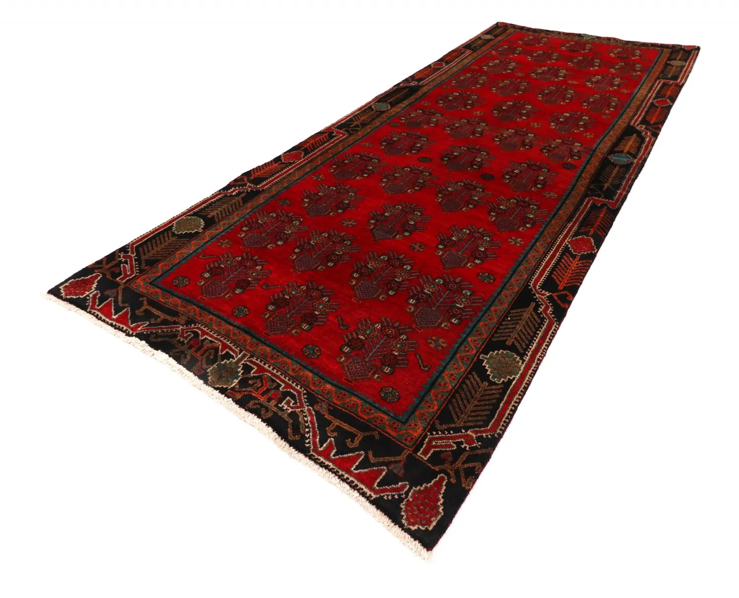 Orientalischer Teppich Hamedan 297 x 116 cm