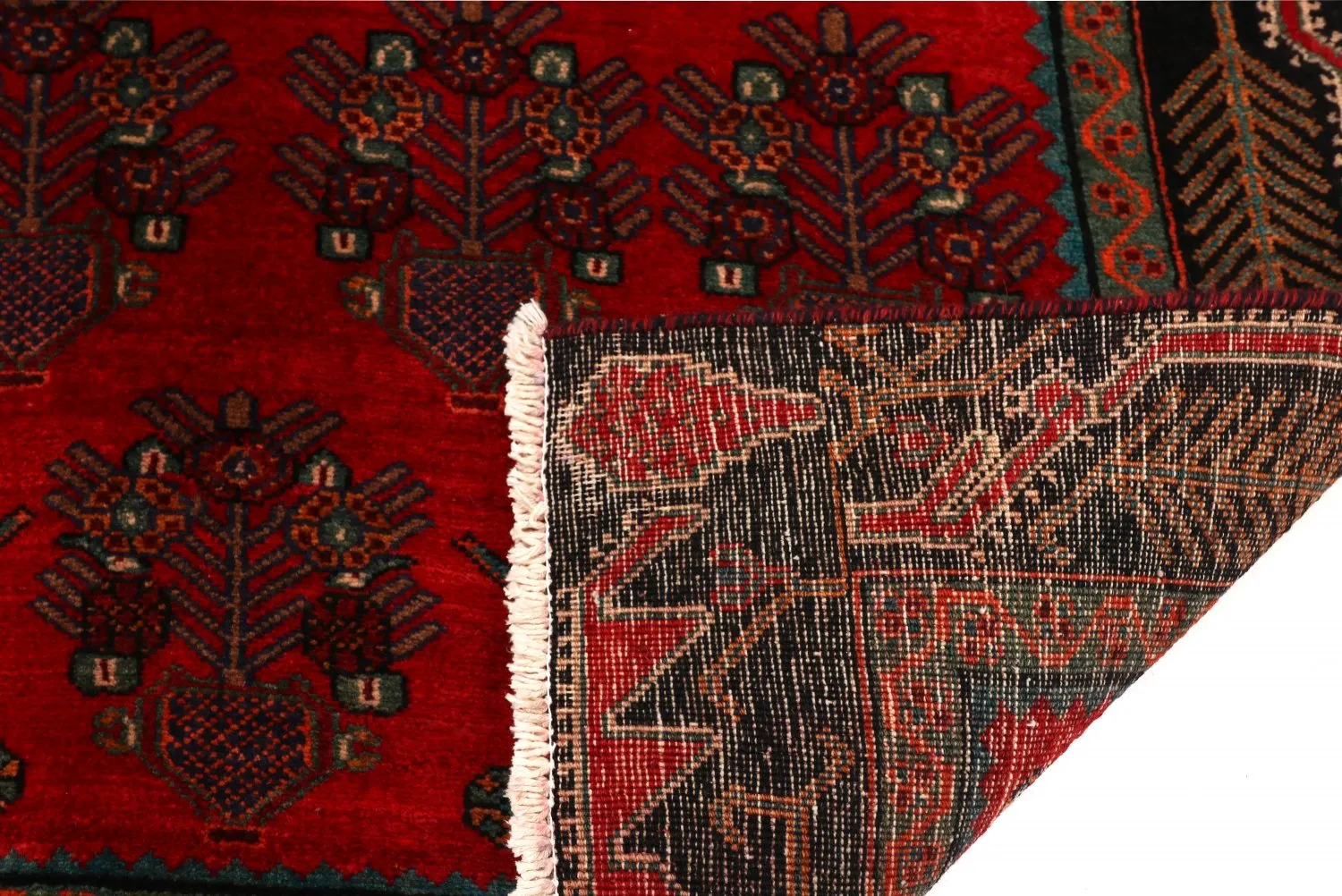 Orientalischer Teppich Hamedan 297 x 116 cm