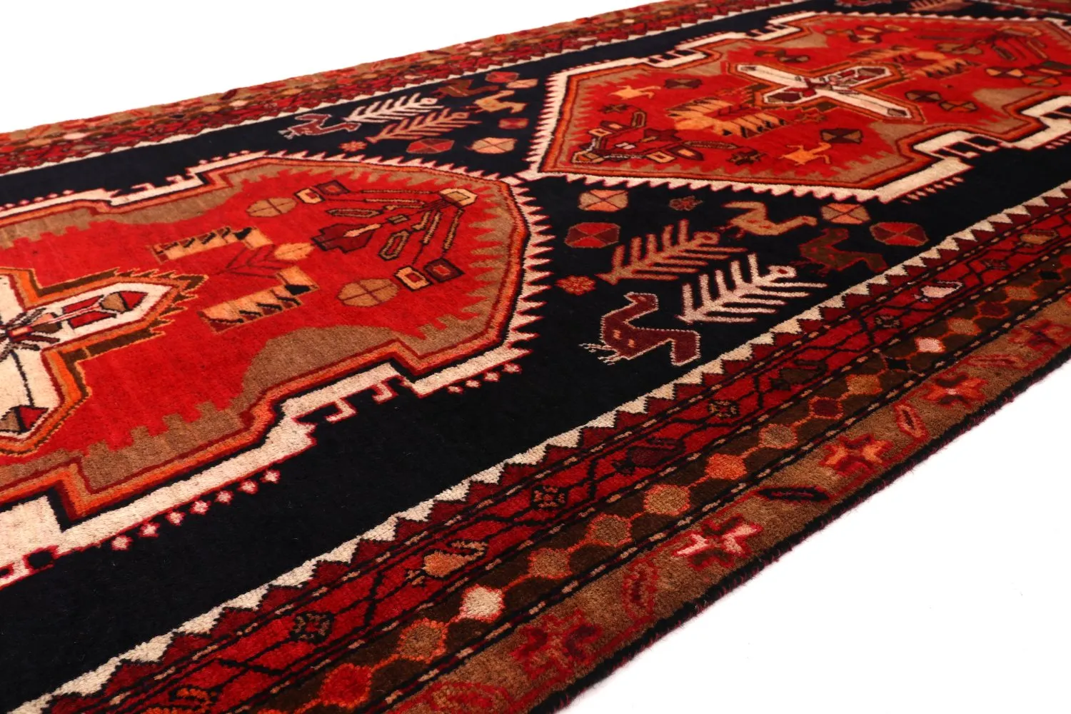 Orientalischer Teppich Hamedan 305 x 128 cm