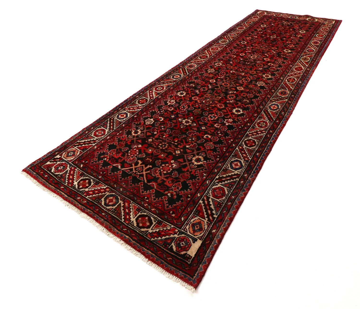 Orientalischer Teppich Hamedan 322 x 114 cm