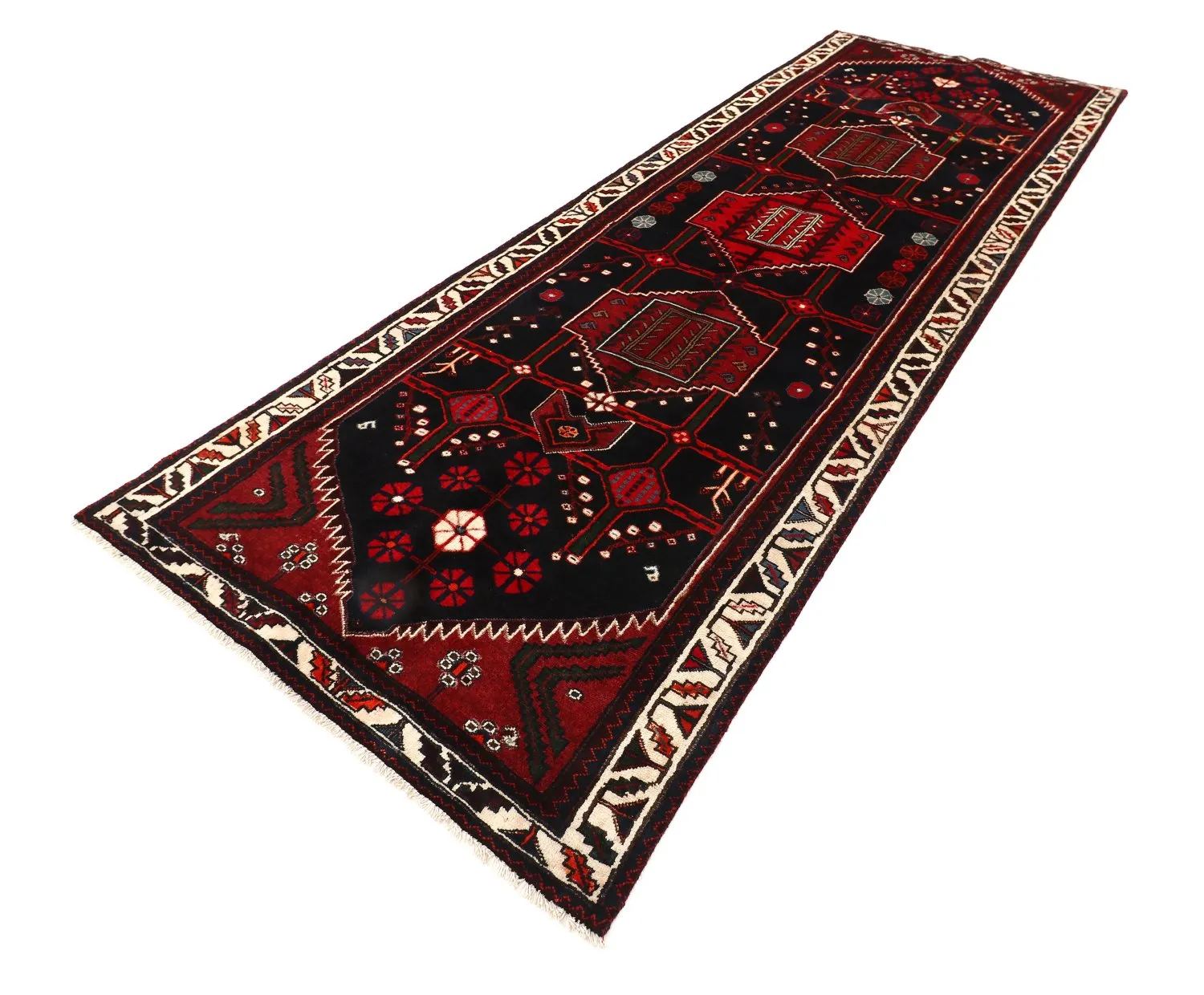 Orientalischer Teppich Hamedan 299 x 110 cm