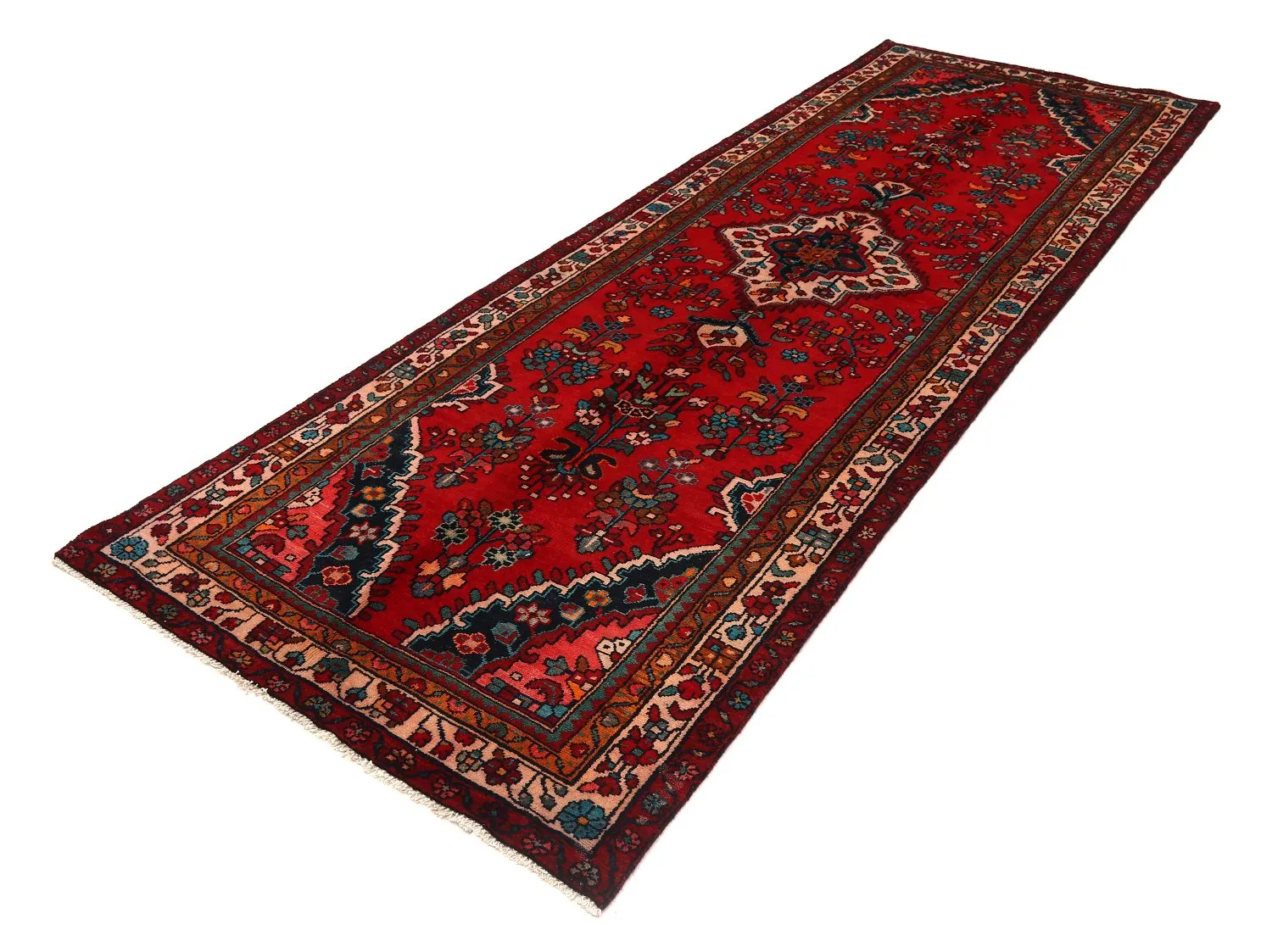 Orientalischer Teppich Hamedan 309 x 103 cm