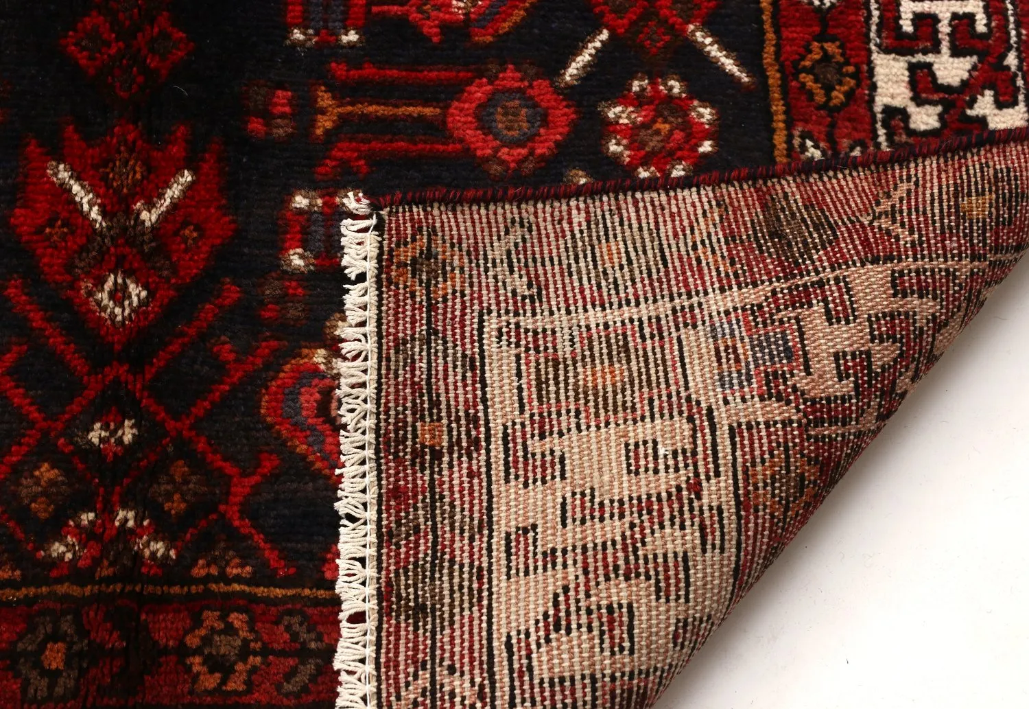 Orientalischer Teppich Hamedan 277 x 105 cm