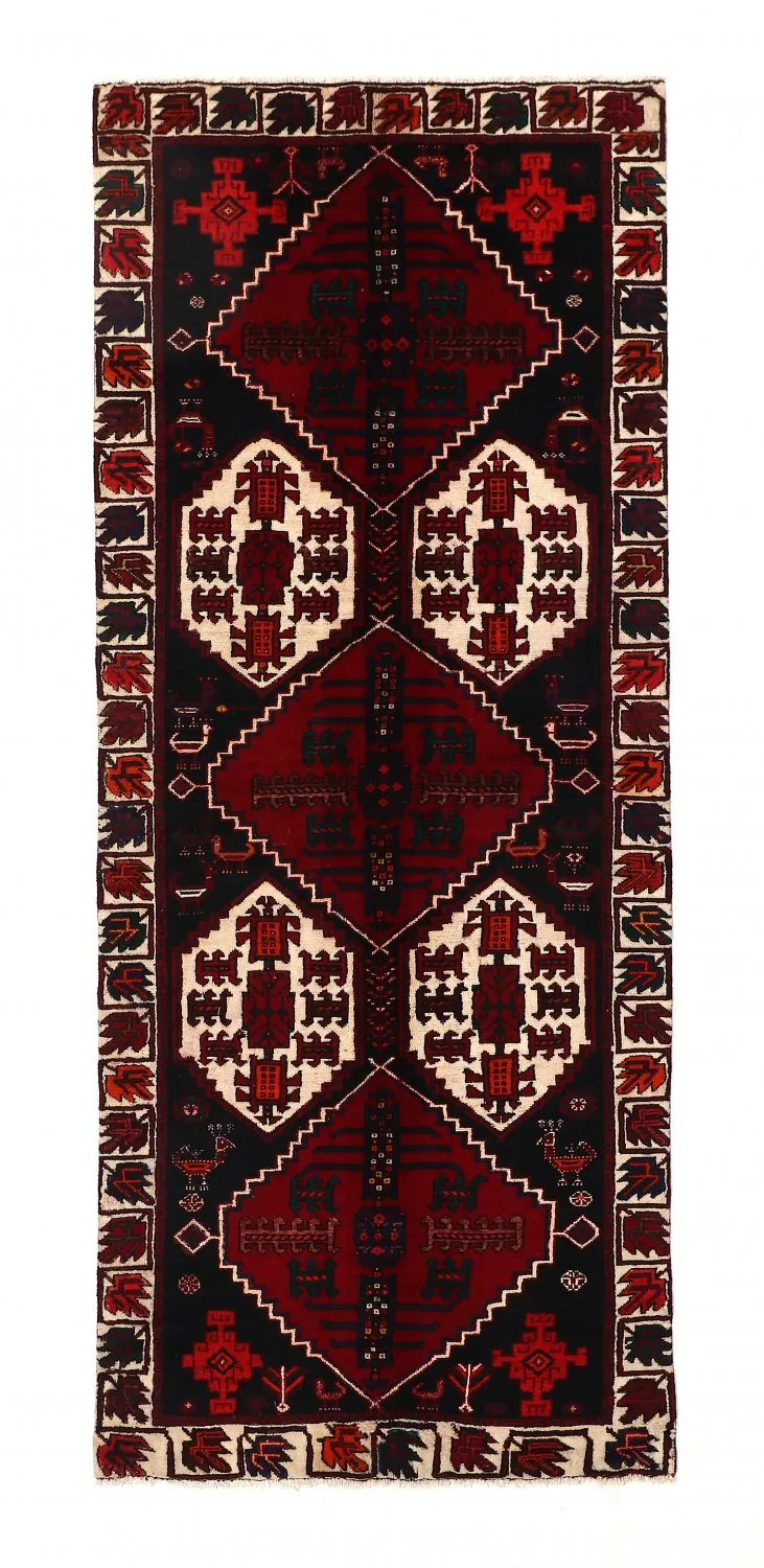 Orientalischer Teppich Hamedan 275 x 112 cm