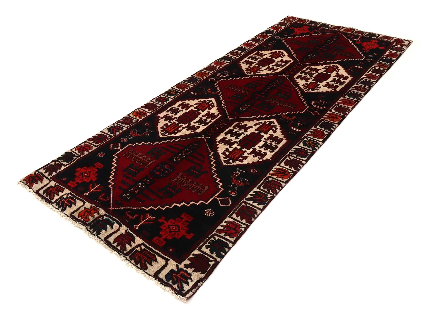 Orientalischer Teppich Hamedan 275 x 112 cm