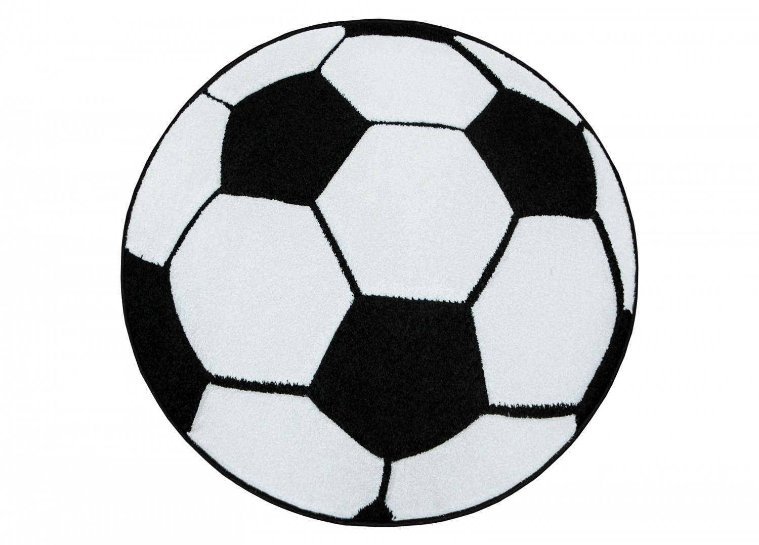 Teppiche für das Kinderzimmer
Kinderteppich
für junge Mädchen mit Tier Atlas Fotboll schwarz/weiß Fußball