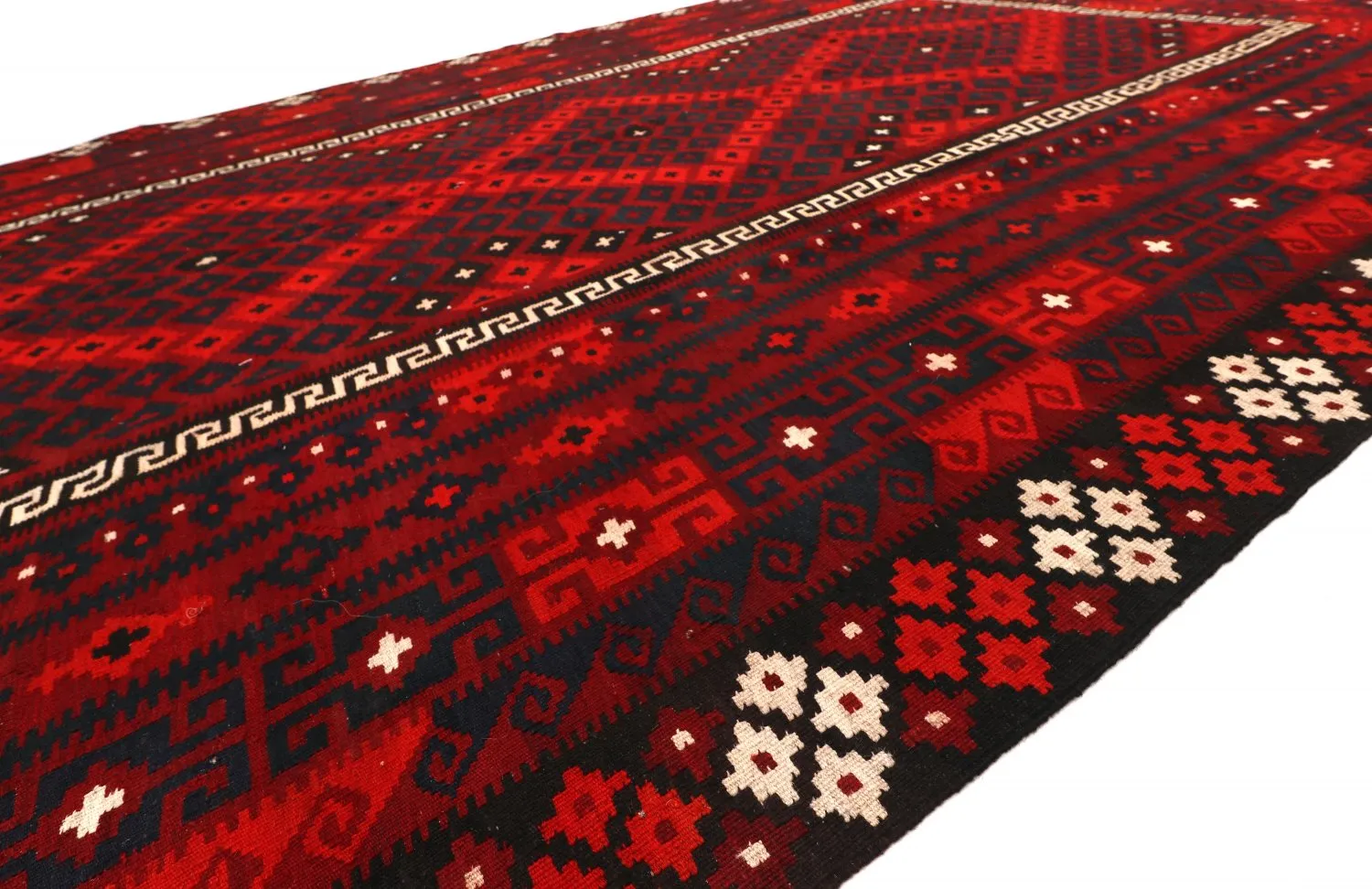 Orientalischer Kelim-Teppich 396 x 254 cm