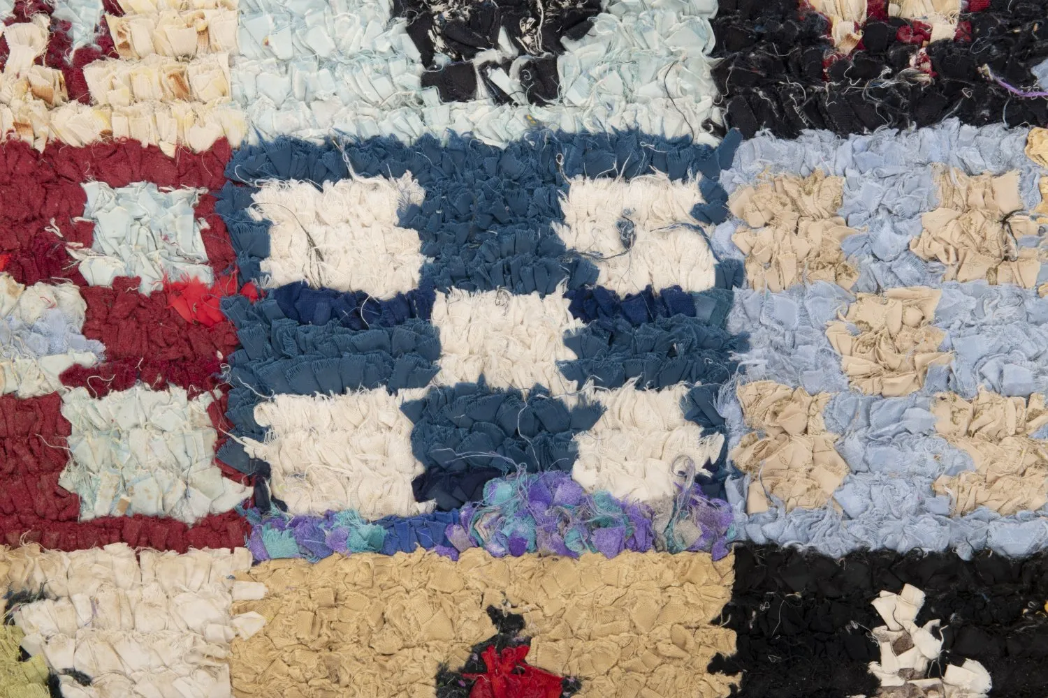 Marokkanischer Berber Teppich Boucherouite 250 x 165 cm