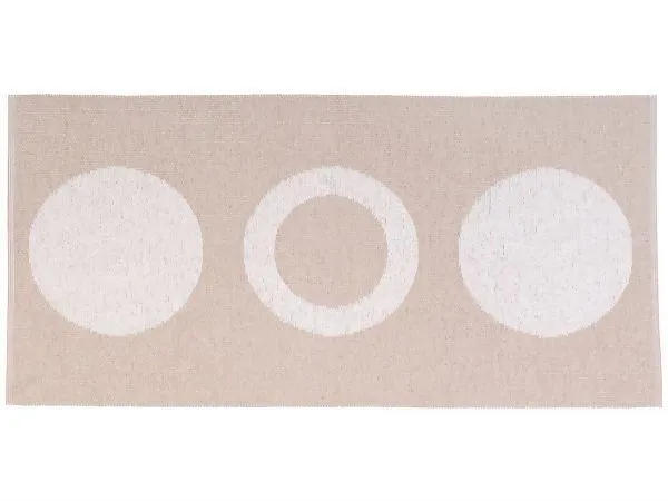 Kunststoffteppiche - Der Horred-Teppich Circle (beige)