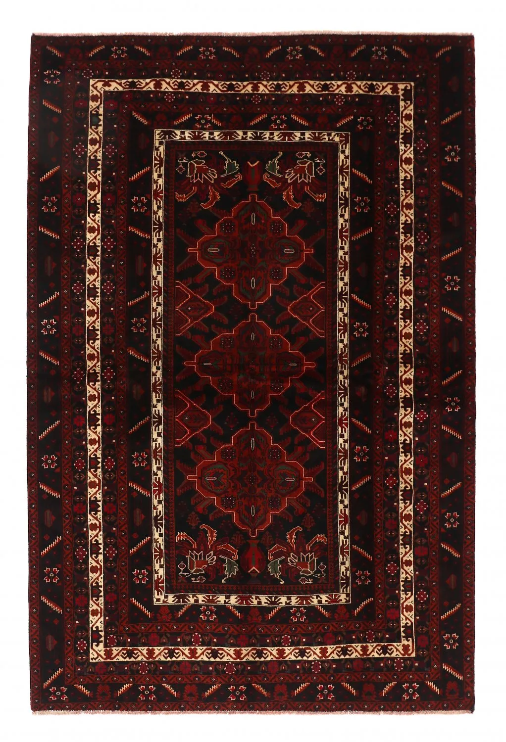 Orientalischer Teppich Hamedan 290 x 192 cm