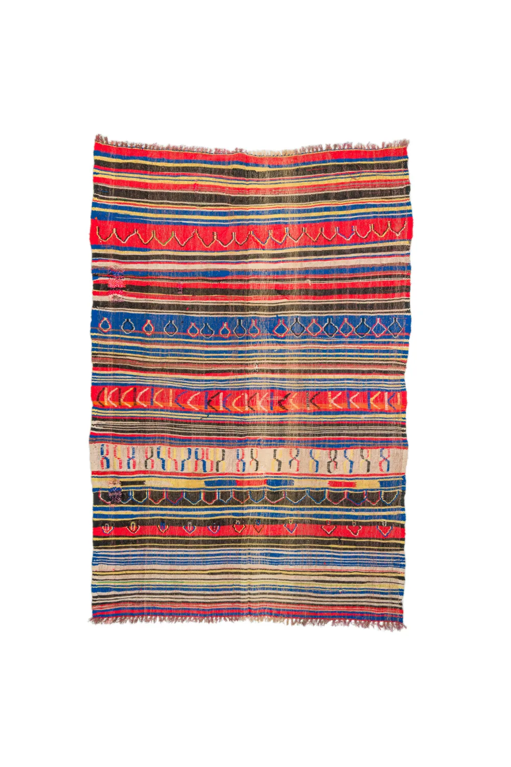 Marockansk Boucherouite-matta 165 x 235 cm