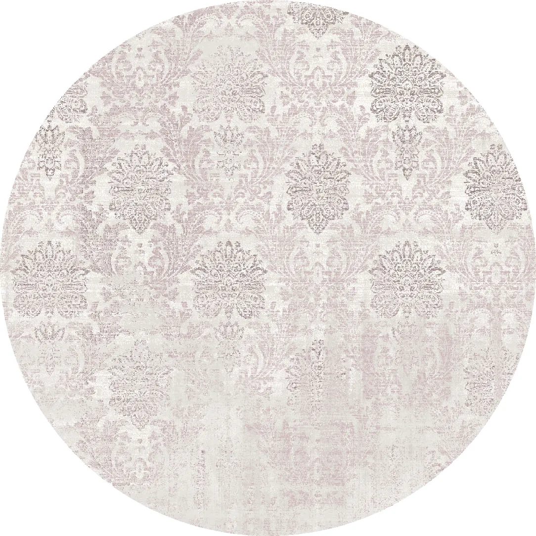 Rund Teppich - Abyar (rosa)