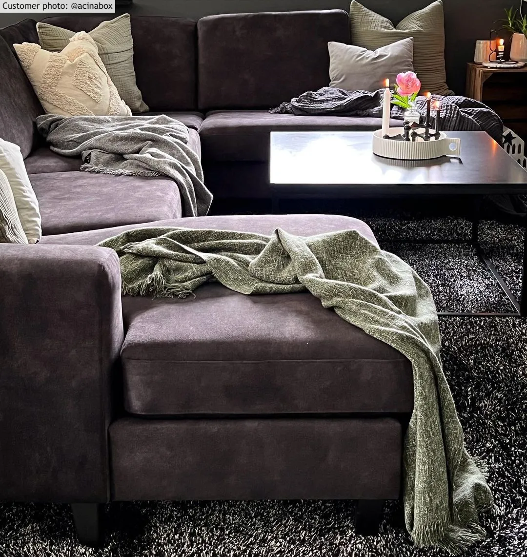 Hochflorteppiche - Cosy (anthrazit)