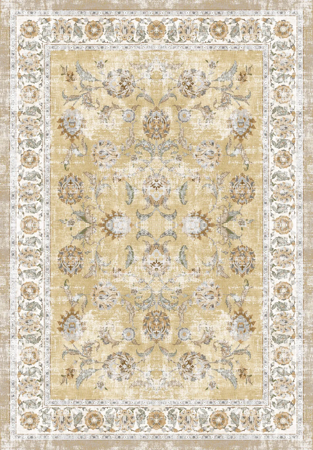 Wilton-Teppich - Adeleine (ochra)