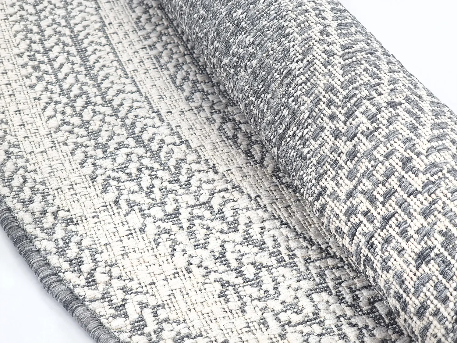 Runde Teppiche - Indoor/Outdoor Angus (grau)