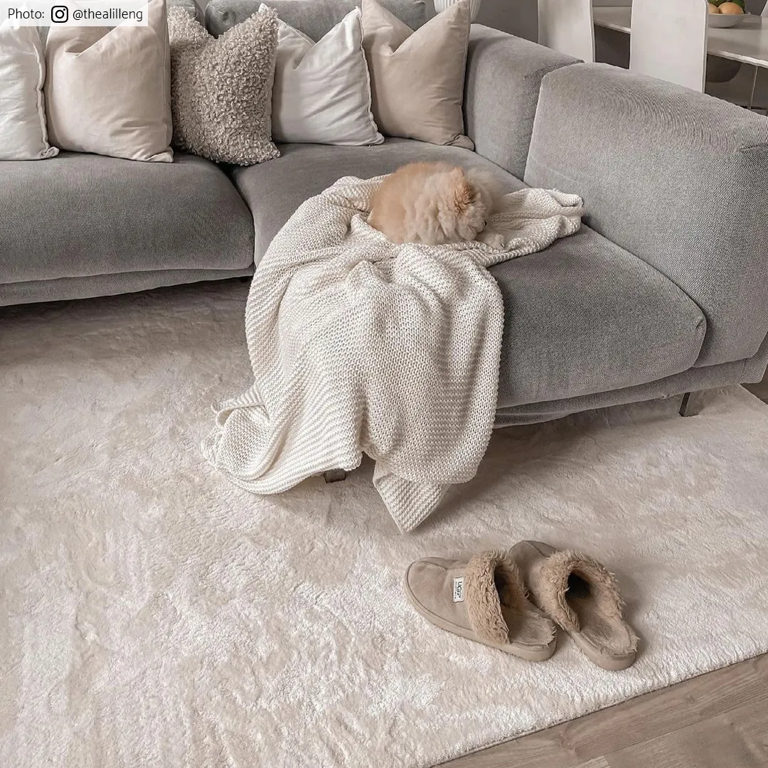 Hochflorteppiche - Aranga Super Soft Fur (beige)